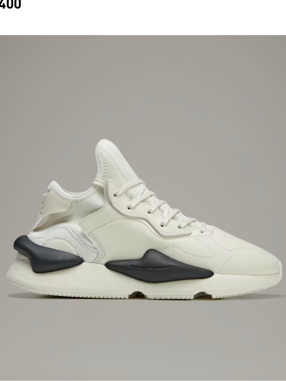 Adidas Y-3 Kaiwa White Black sneakers